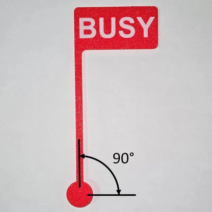 Busy Flag Signs